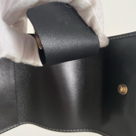 Vintage Gucci GG Black Leather Key Holder Box Controllato BNWOT - Picture 14 of 16